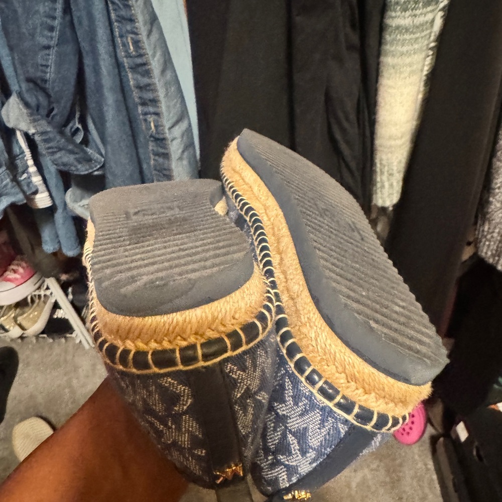 Michael Kors Blue Patterned Espadrilles - Picture 8 of 8